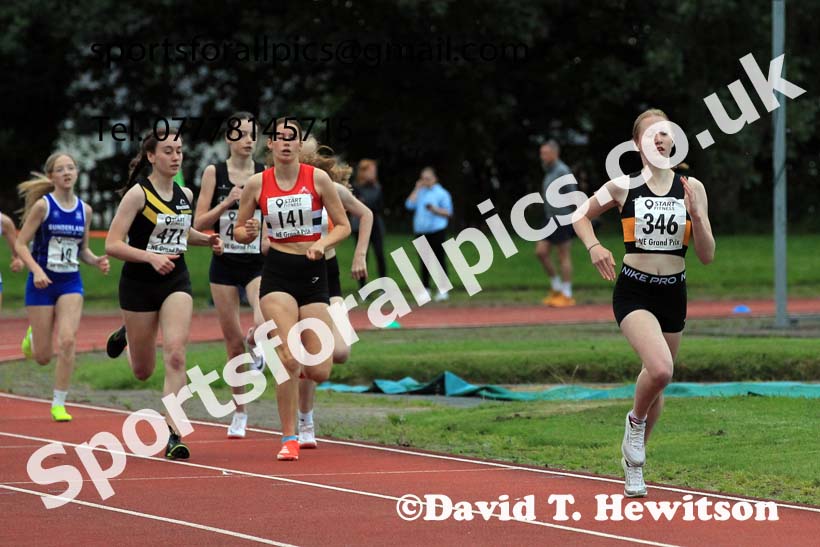 800 metres, 2023 NEGP 6 Monkton.  Photo: David T. Hewitson/Sports for All Pics